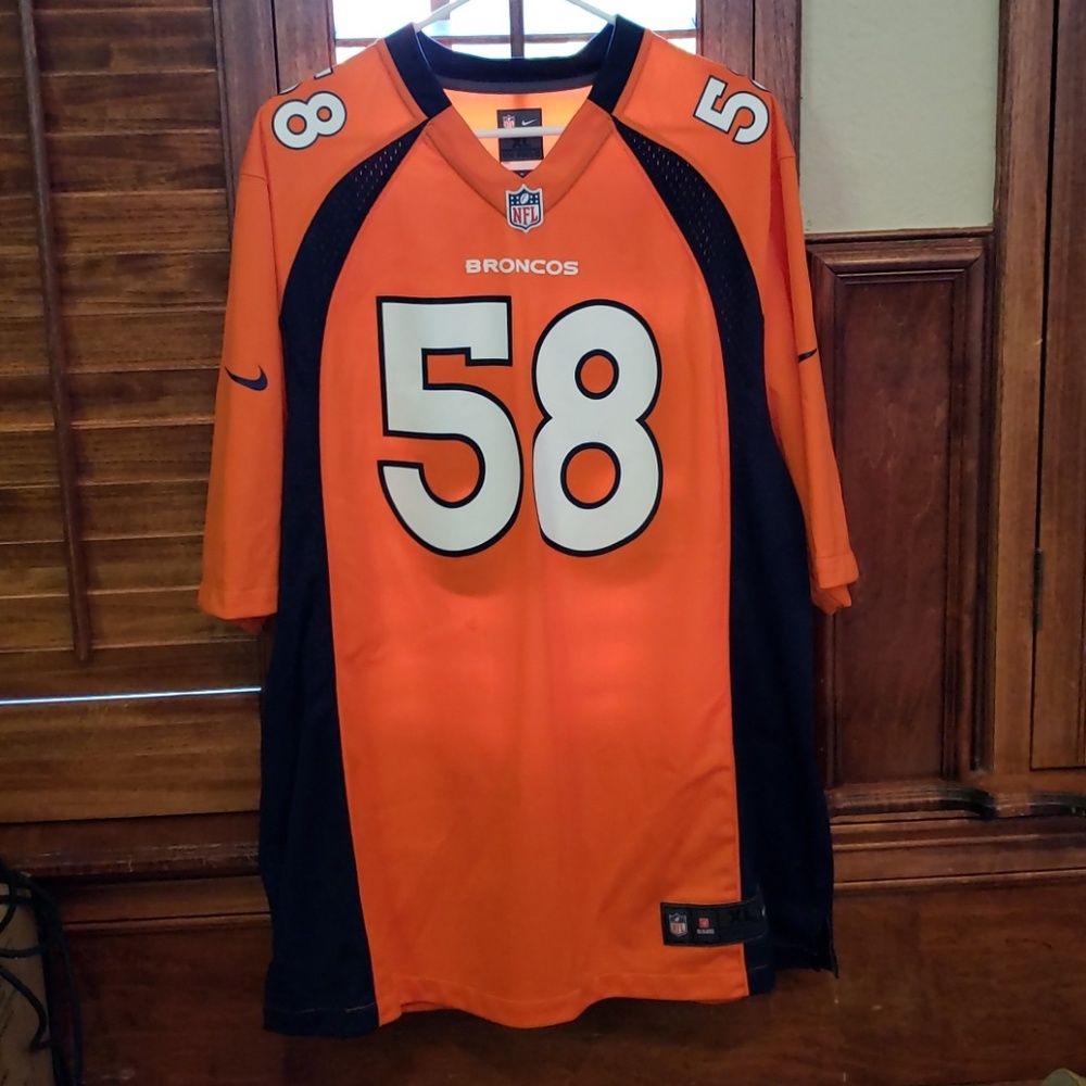 #58 Miller Broncos Jersey